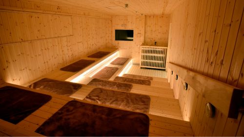 フィンランド式サウナの様子