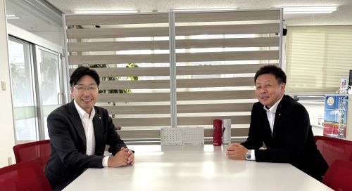 インタビューの様子その2